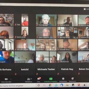 Teilnehmer*innen des ersten virtuellen Austauschtreffens der Wohn- und Technikberater*innen am 16. Juni 2020