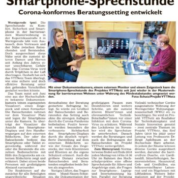 Artikel aus dem Generalanzeiger, Ausgabe Wernigerode, vom 02.12.2020